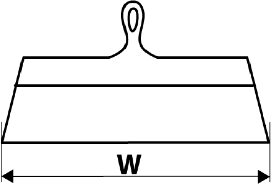 Szpachla Glaistyklė Topex, 200 mm