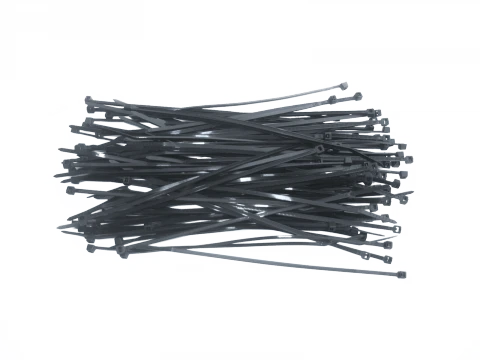 ‎Opaski Kabelių raiščiai 2,5 x 200 mm, 100 vnt., juodi