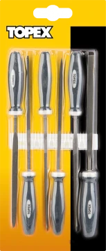 Dildžių metalui rinkinys 140x3mm, 6vnt Topex