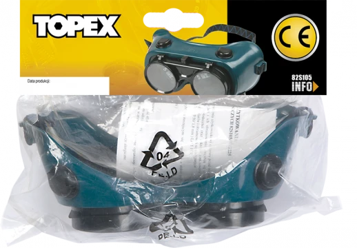 Suvirintojo akiniai TOPEX 82S105