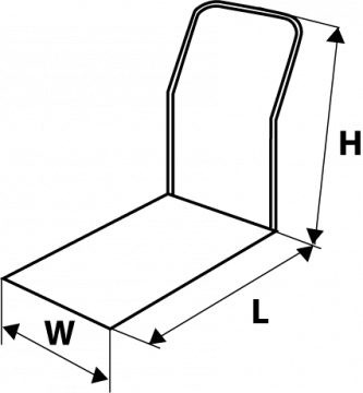 Wózek Universalus vežimėlis, max 150 kg