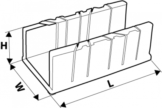 Skrzynka Mitra dėžutė Topex, 270x85x85mm