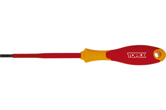 Topex Wkrętak Plokščias atsuktuvas 1000 V, 4,0 x 100 mm, CrMo