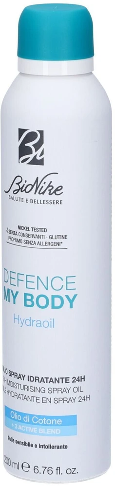 BioNike Defence My Body Hydrating & maitininantis Body Purškiklis, 200 ml
