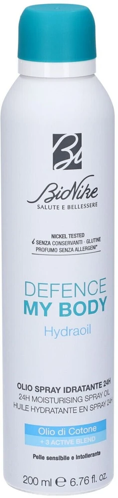 BioNike Defence My Body Hydrating & maitininantis Body Purškiklis, 200 ml