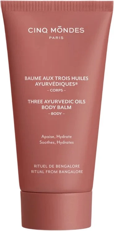 Cinq Mondes Three Ayurvedic Hydrating & maitininantis & Regenerating Body Balm Body Day & Night, 150 ml