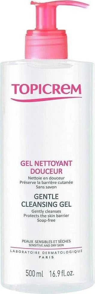 Topicrem Gentle Cleansing Gel Dušo želė švelni valomoji dušo želė jautriai ir sausai odai, 500 ml