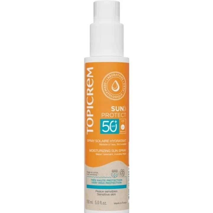 „Topicrem Sun Protect“ drėkinamasis ir apsauginis kremas nuo saulės SPF 50, 150 ml
