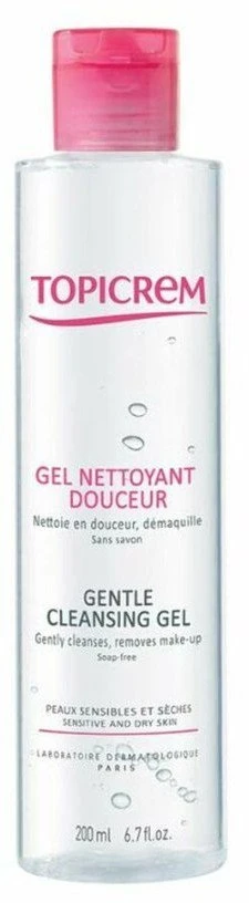 Topicrem Gentle Cleansing Gel Dušo želė unisex, 200 ml