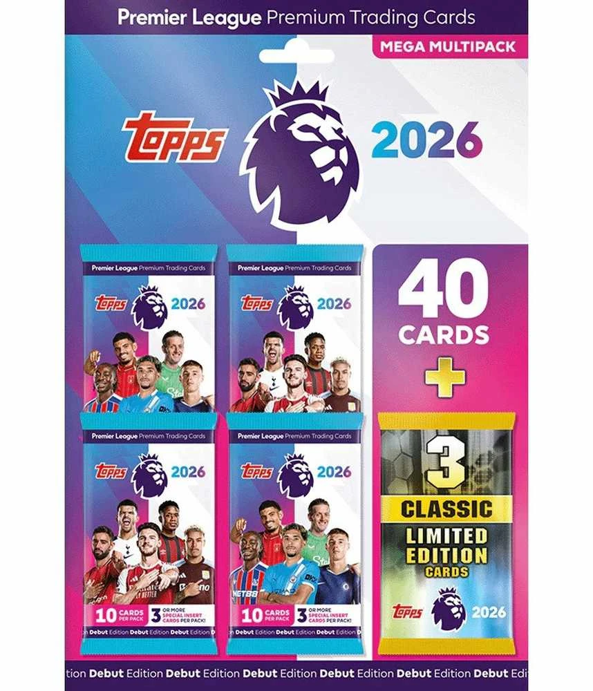 Multipack TOPPS Premier lygos MEGA kelių pakuočių rinkinys PL25-MMP1011