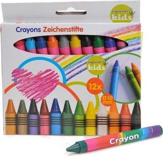 Topwrite - 12-color pastel crayons