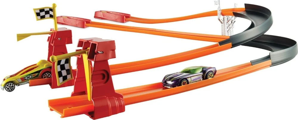 Mattel Hot Wheels Trasos statytojo lenktynių rinkinys