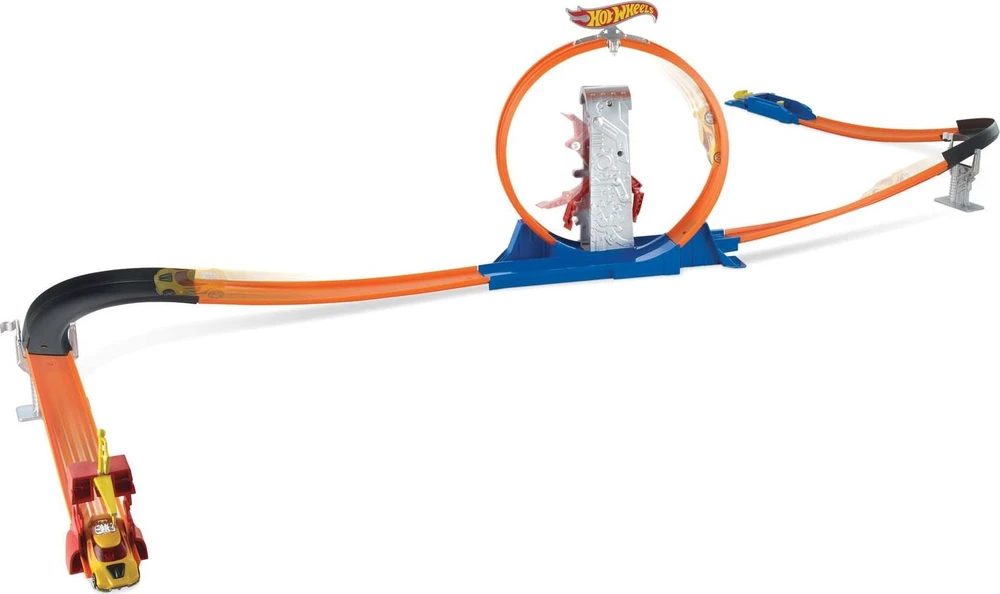 Mattel Hot Wheels Trasos statytojo lenktynių rinkinys