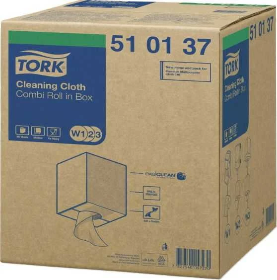 Tork Tork – universalūs austi ritinėliai, 1 sluoksnio, aukščiausios kokybės – baltas