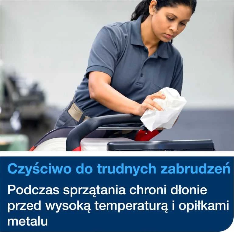 „Tork Tork“ – universalūs neaustiniai valytuvai, skirti labai atspariems nešvarumams, 1 sluoksnis, Premium, W1 – baltas