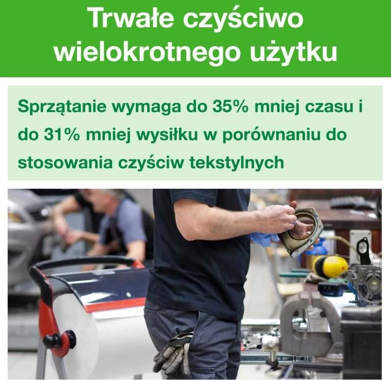 „Tork Tork“ – universalūs neaustiniai valytuvai, skirti labai atspariems nešvarumams, 1 sluoksnis, Premium, W1 – baltas