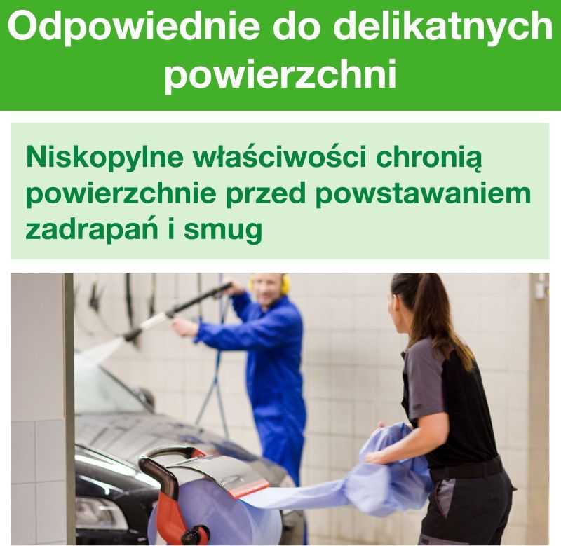 „Tork“ – daugkartinio naudojimo neaustinis audinys – balta