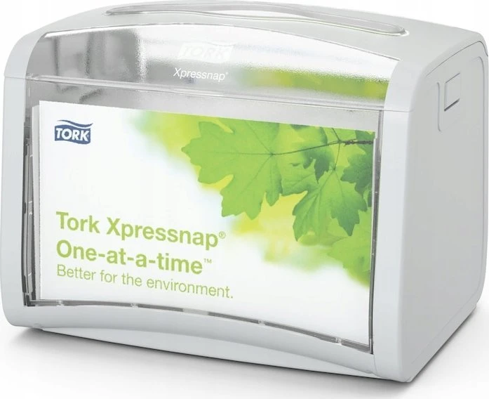 Servetėlių dozatorius TORK XPRESSNAP TABLETOP, 20,1 x 15,5 x 15 cm, šv. pilkos sp. (272613)