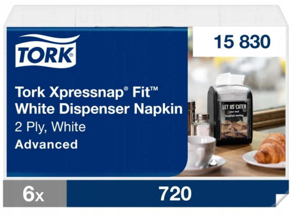 Tork Servetėlių dozatorius FC955 Xpressnap Fit baltos N14 4320 vnt./indelyje - (4320 vnt.)
