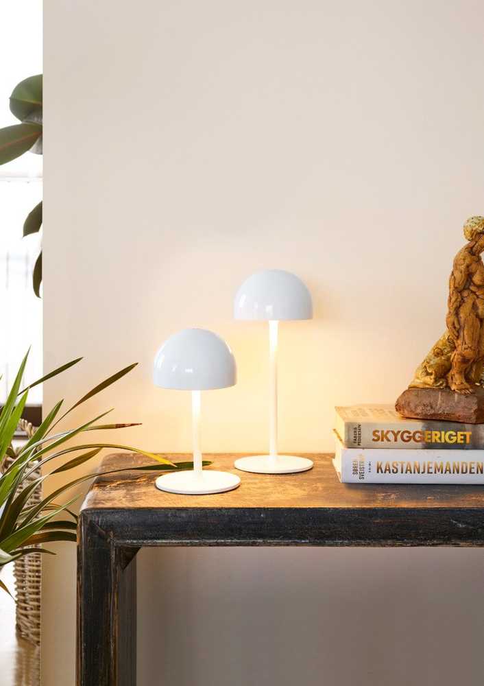 Tork Sirius Home Įkraunama lempa „Sirius Sirius Tim“ – balta – aukštis 30 cm