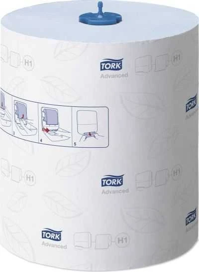 Mėlyna Popieriniai rankšluosčiai Tork Matic Soft Mėlyna Advanced H1 (290068), 2 sluoksniai, melsvos spalvos, 150m, 612 lapelių