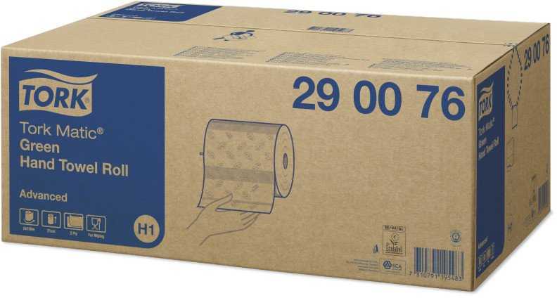 Tork Matic - Ręcznik w roli, Advanced, žalia, makulatura, 150 m