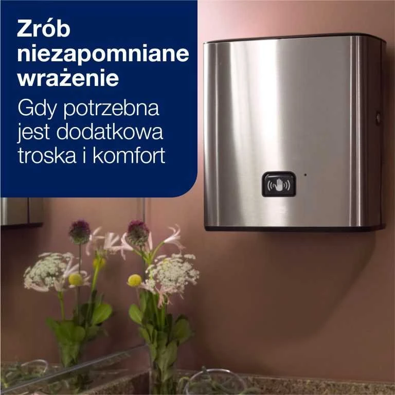 „Tork Matic®“ popierinių rankšluosčių ritinių dozatorius su „Intuition™“ jutikliu