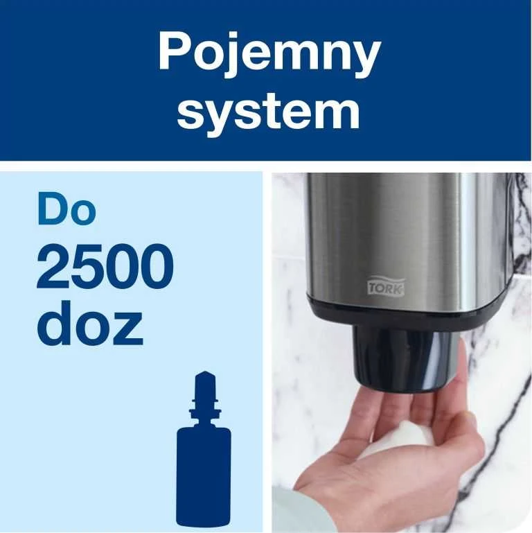 Muilo putų dozatorius TORK, 289 x 106 x 107 mm (460010)