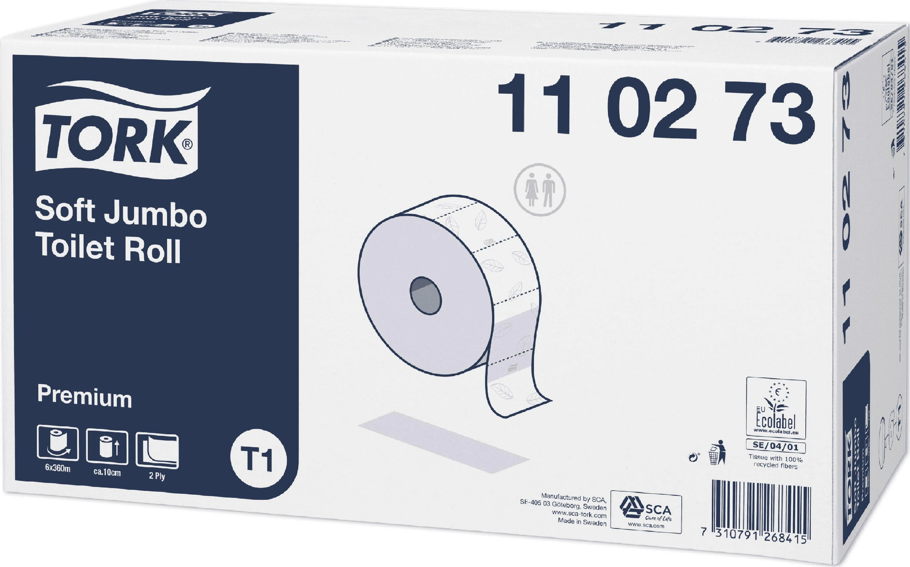 Tualetinis popierius Tork Jumbo baltas