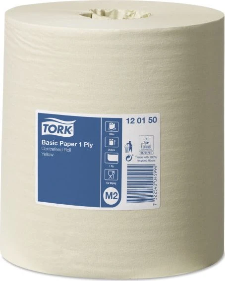 Grite Tork Tork - Popieriaus valytuvo ritinėlis, 1 sluoksnio, universalus - Geltona