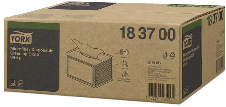 Vienkartinės valymo šluostės iš mikropluošto Tork (183700), 60 g/m2, 40 vnt