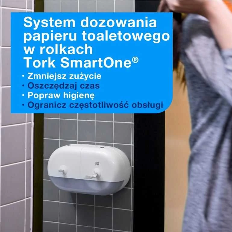 Laikiklis tualetiniam popieriui TORK Smartone Twin Mini 682000