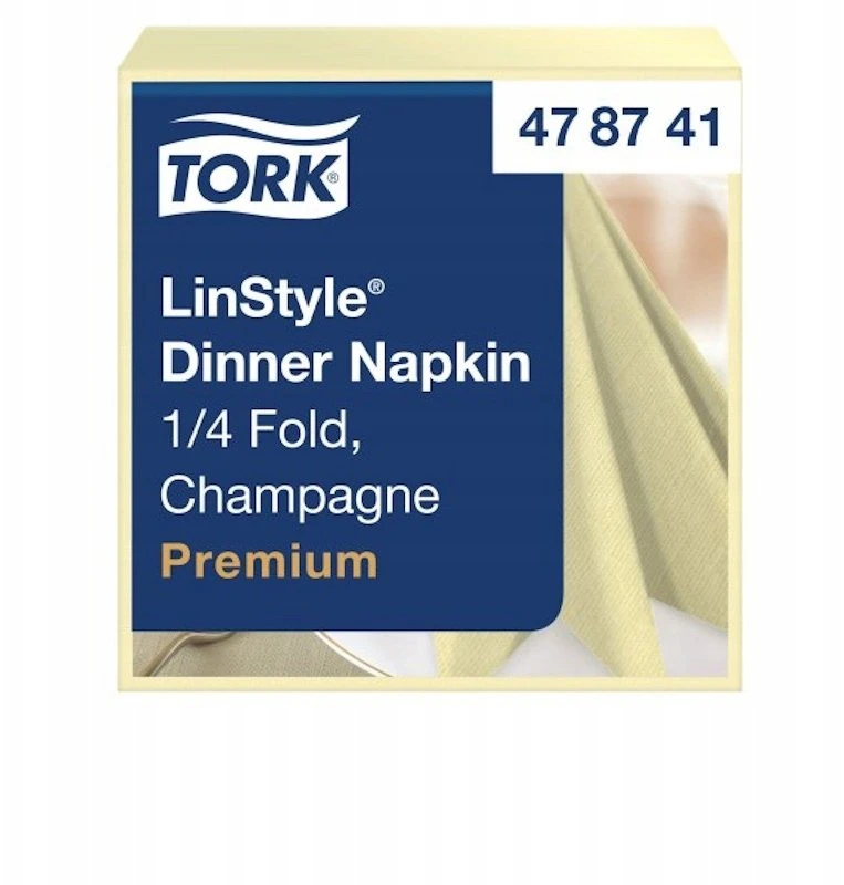 Tork Tork LinStyle – aukščiausios kokybės vakarienės servetėlės – šampanas