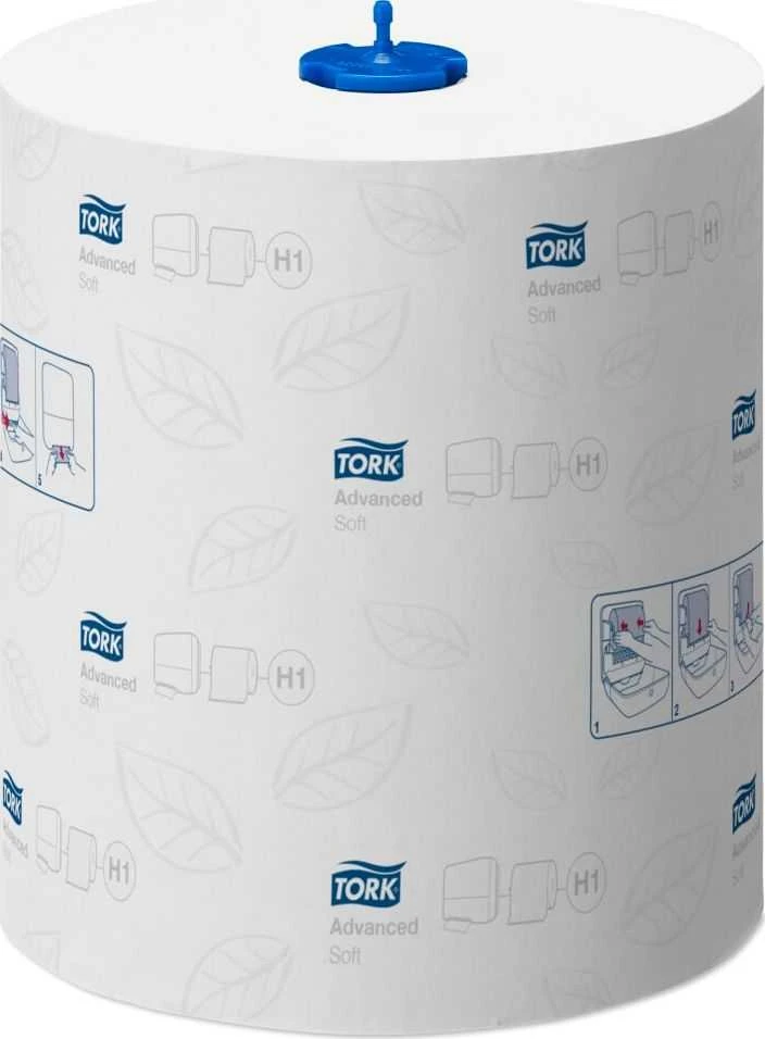 Tork Matic - Rankšluosčių ritinėlis, baltas, celiuliozės, dviejų sluoksnių - 150 m