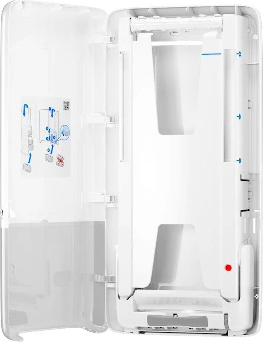 Popierinių rankšluoščių dozatorius TORK PeakServe Continuous H5, 101 x 370 x 730 mm, baltos sp. 552500