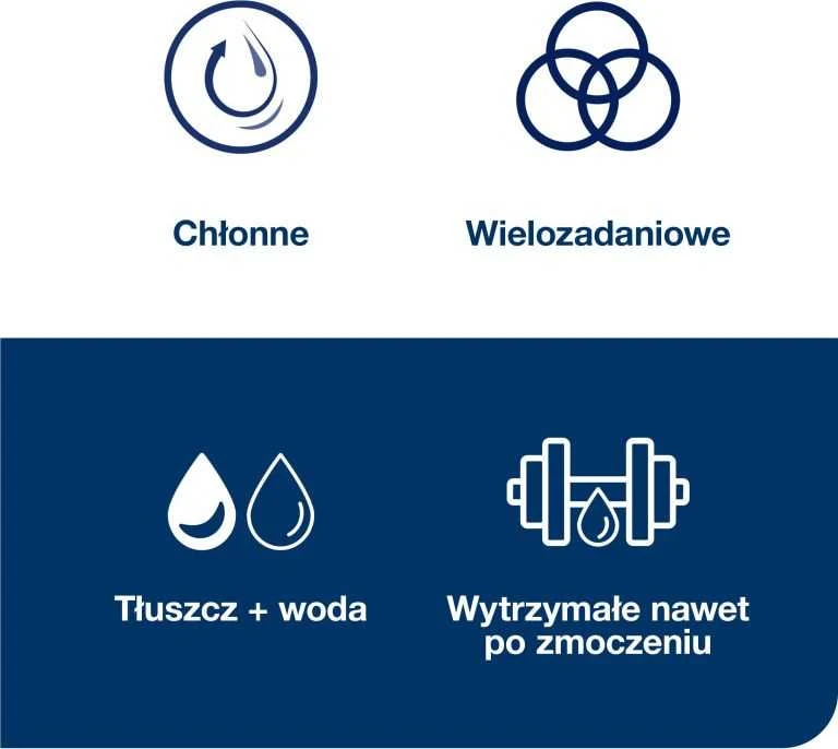 „Tork Tork“ – didelio apkrovimo valytuvo ritinėlis, 2 sluoksnių, W1, aukščiausios kokybės, platus – baltas
