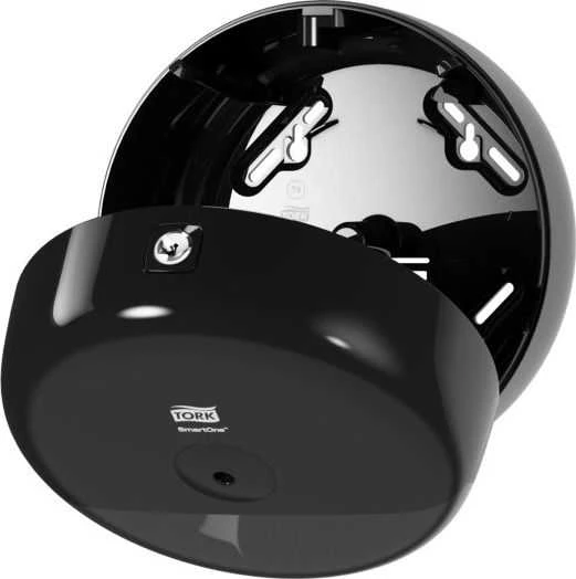 Laikiklis tualetiniam popieriui Tork Smart One Mini T9 (681008), juodos spalvos, plastikinis