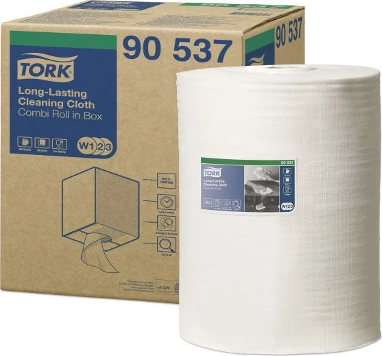 „Tork“ – daugkartinio naudojimo neaustinis audinys – balta