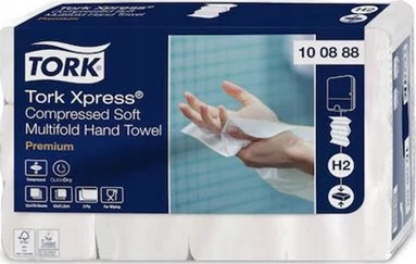 Tork Xpress - Miękki ręcznik w składce czteropanelowej, balta - Premium