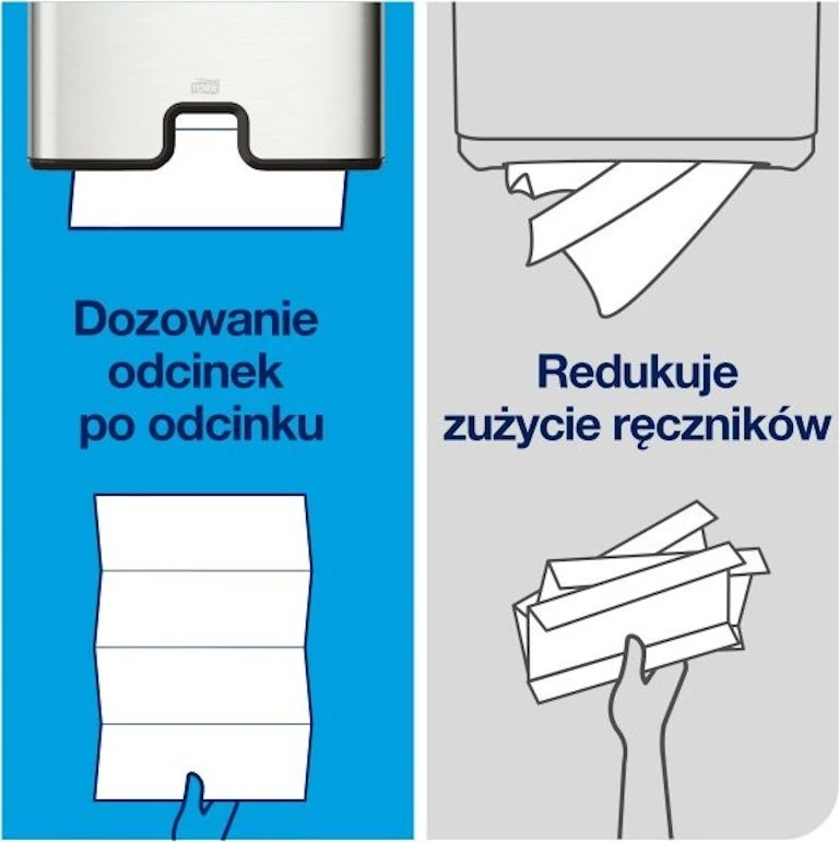 Tork Xpress - Skompresowany miękki ręcznik w składce czteropanelowej, balta - Advanced