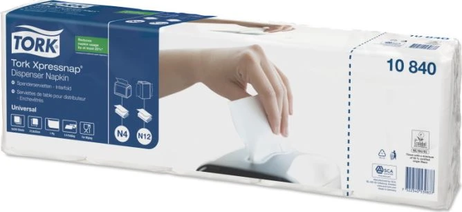Tork Xpressnap® baltos dozatoriaus servetėlės