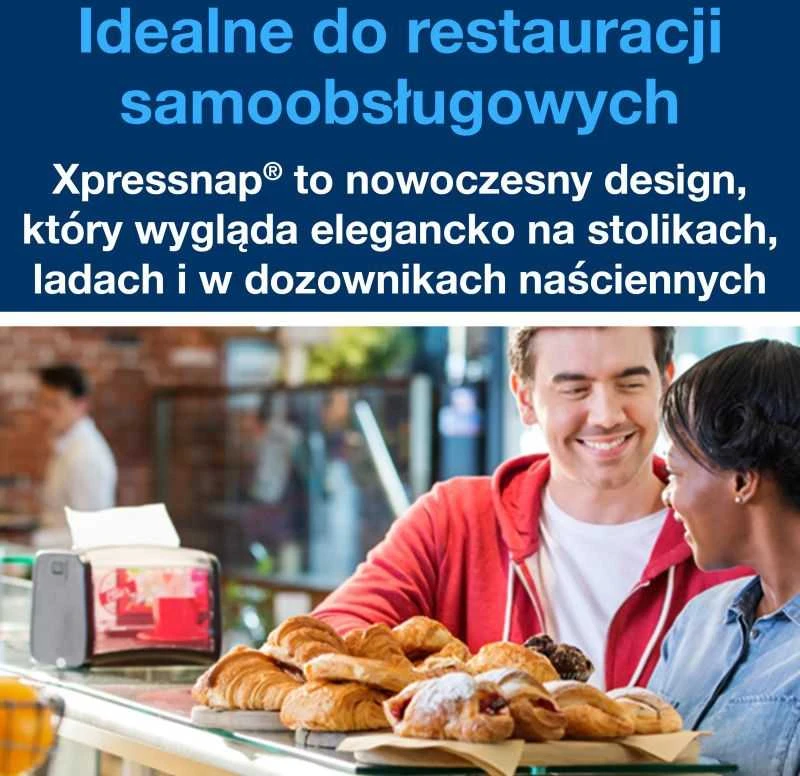 Tork Xpressnap® baltos dozatoriaus servetėlės