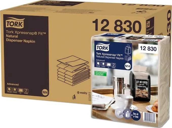 Natūralios servetėlės,TORK Xpressnap Fit dozatoriui N14, 720 vnt, 12830