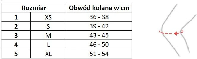 TOROS-GROUP Kelių įtvaras 511 juodas 4