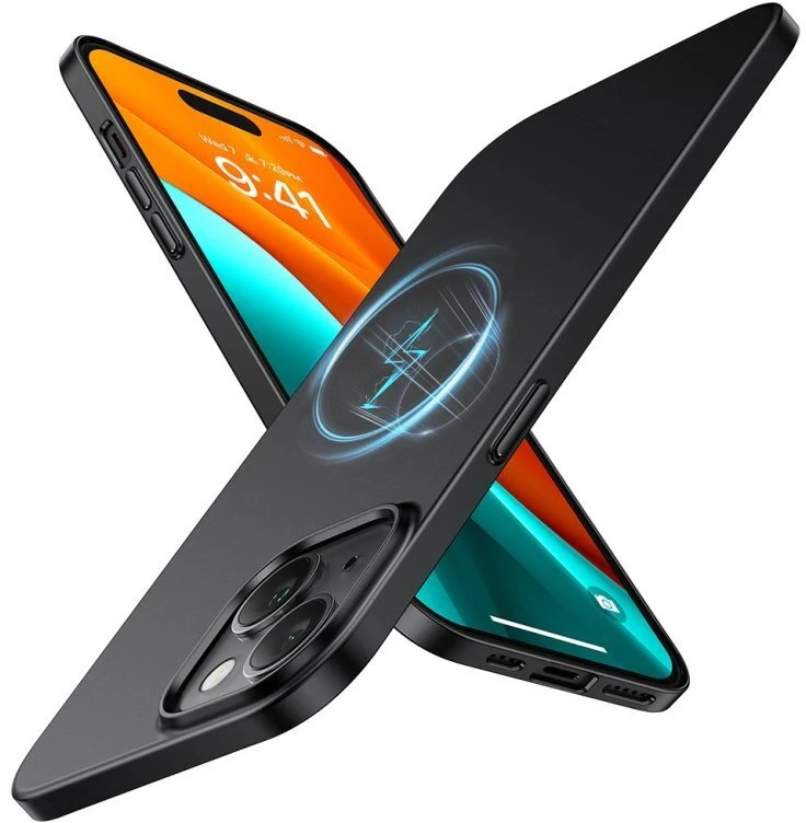 Dėklas Torras SlimFit Mag Series Iphone 15 Juodas