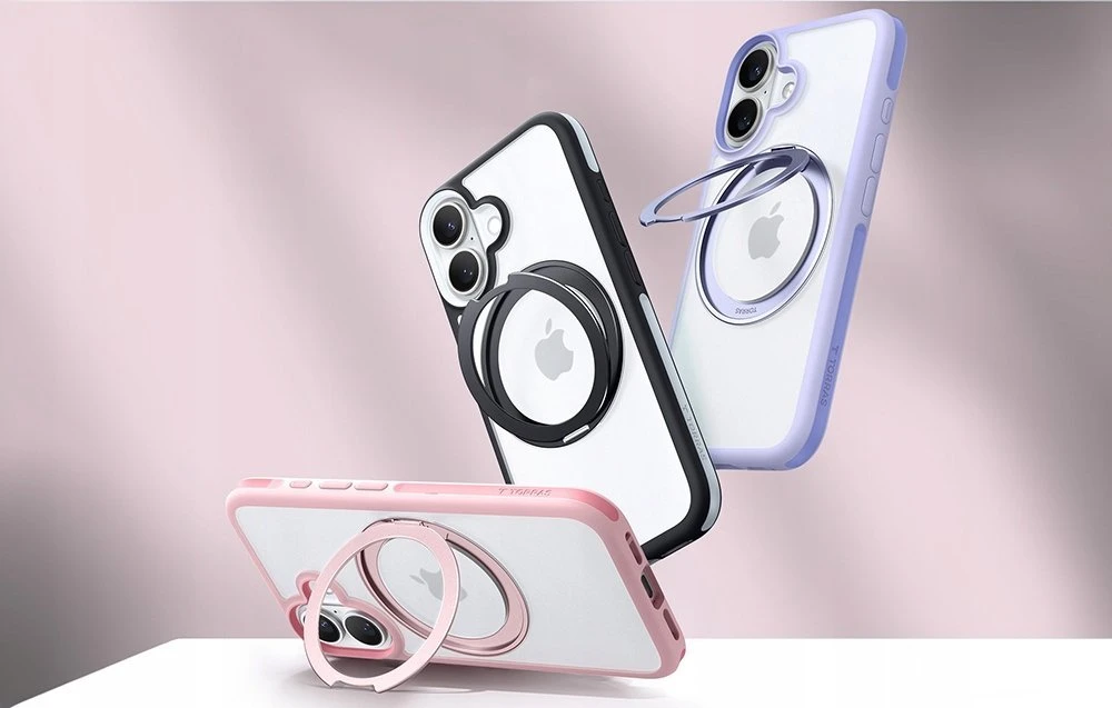 Dėklas Torras Ostand R Fusion dla iPhone 16 Plus (Juoda)