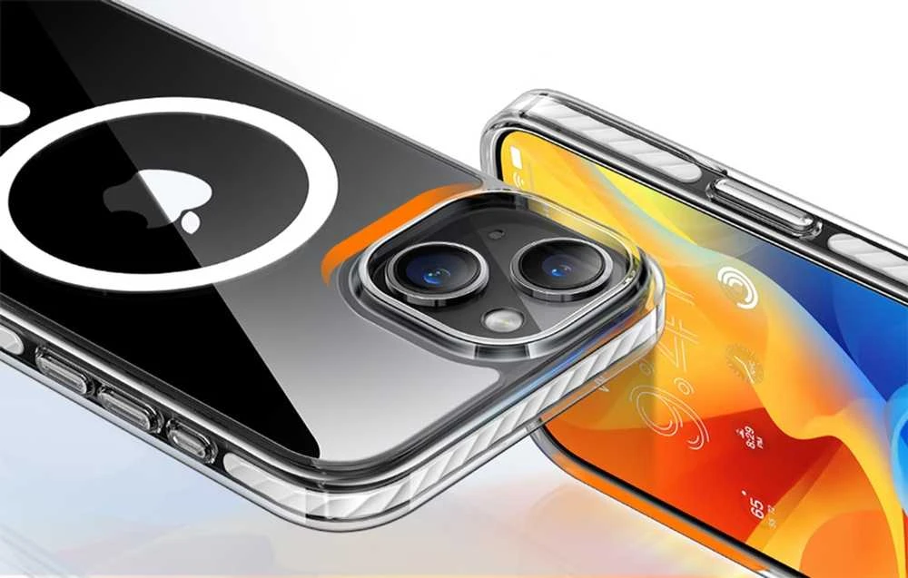 Torras telefono dėklas Sparka, skirtas iPhone 15 (skaidrus)