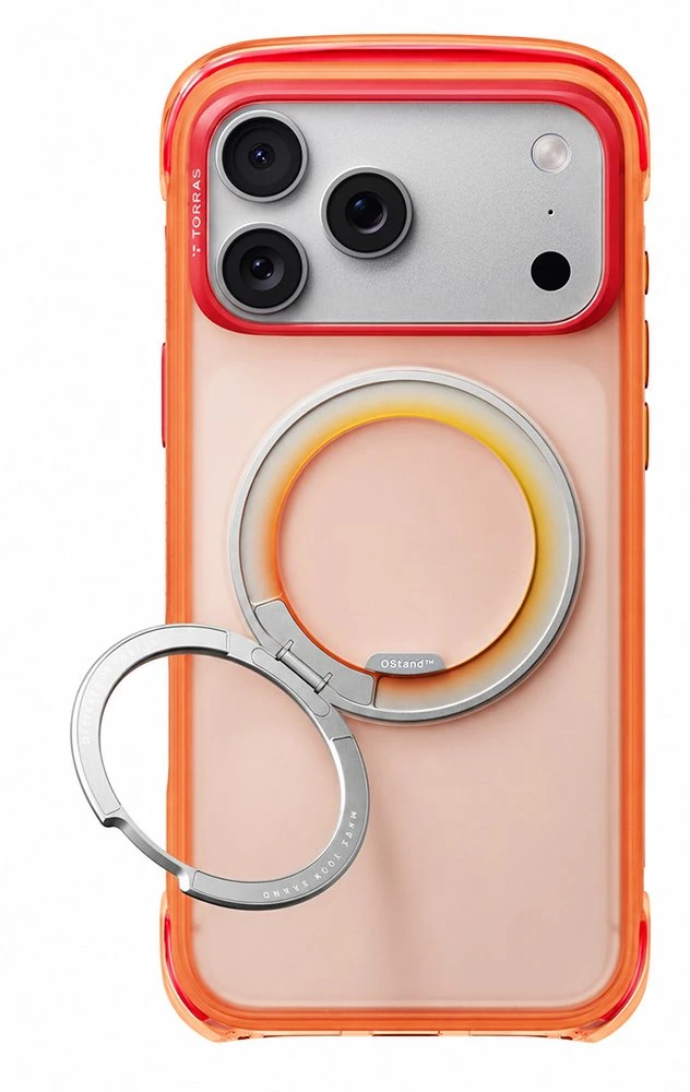 Dėklas Dėklai ir užvalkalai Torras O3 Air Core, prizmė koralų – iPhone 18 Pro