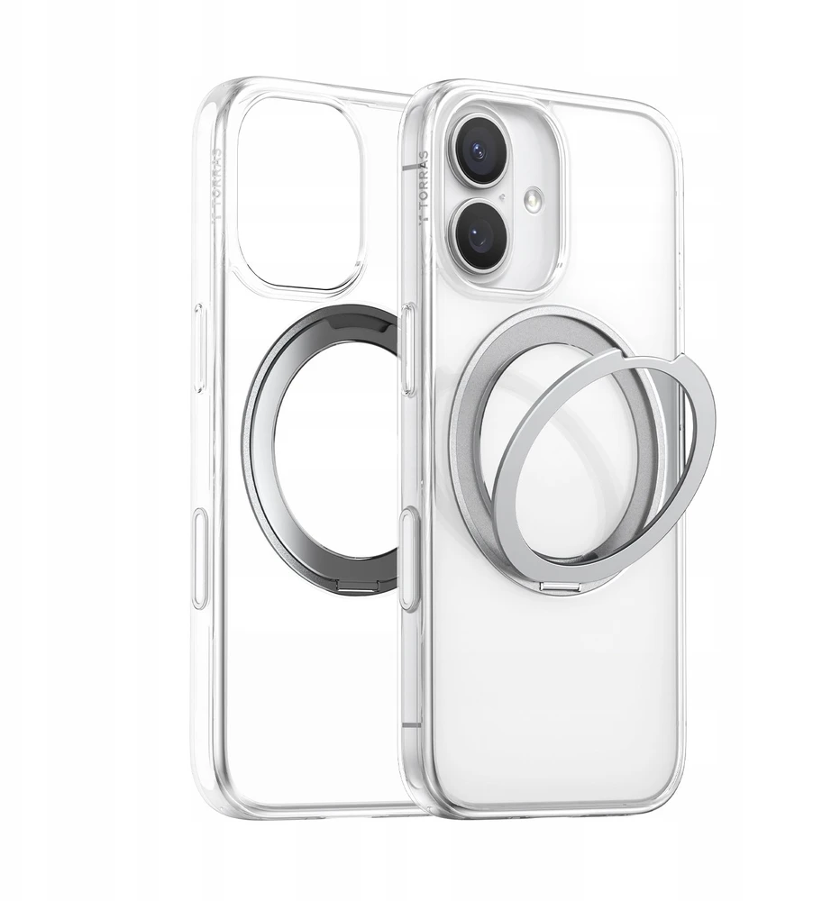 Dėklas Torras Ostand Pro, skaidrus – iPhone 17