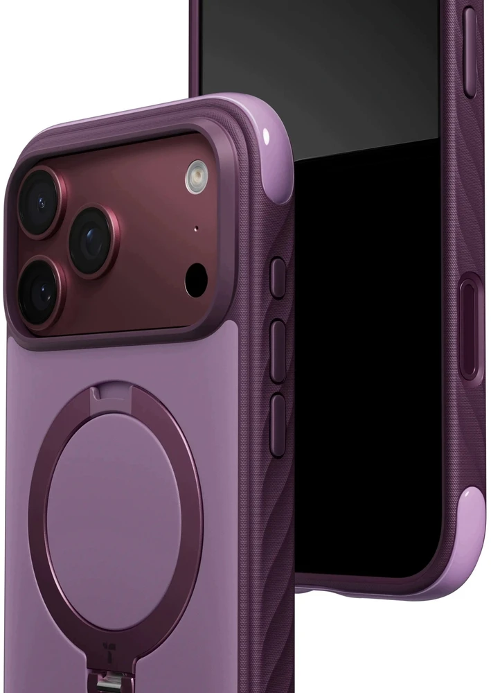 Cases And Covers Torras Ostand Q3 tvirtas dėklas, violetinis – iPhone 18 Pro Max